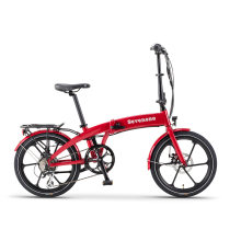 Bicicleta eléctrica de ciudad plegable para adultos de 20 ′ ′ con motor trasero Bafang de 350 W